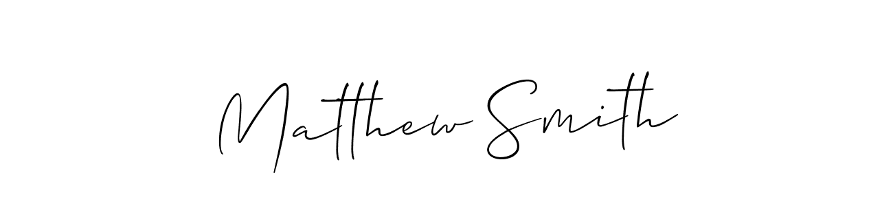 How to make Matthew Smith signature? Allison_Script is a professional autograph style. Create handwritten signature for Matthew Smith name. Matthew Smith signature style 2 images and pictures png