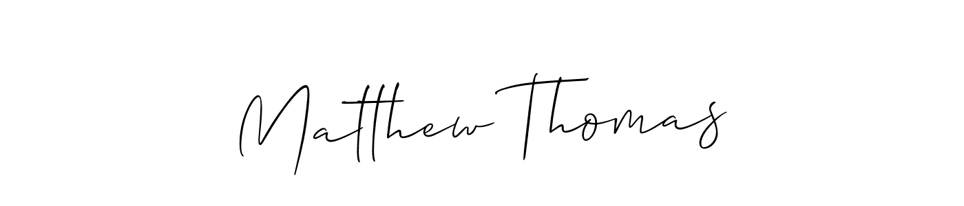 Create a beautiful signature design for name Matthew Thomas. With this signature (Allison_Script) fonts, you can make a handwritten signature for free. Matthew Thomas signature style 2 images and pictures png