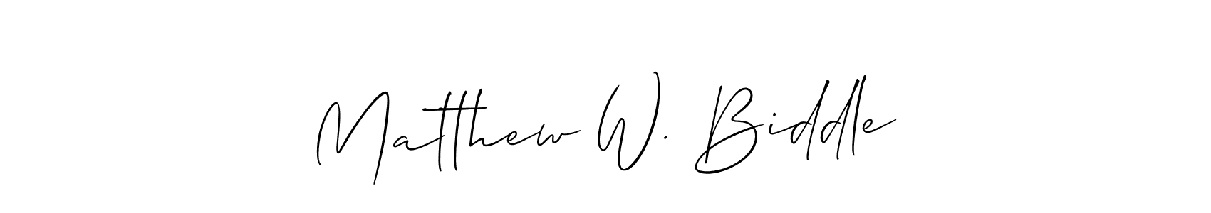 Once you've used our free online signature maker to create your best signature Allison_Script style, it's time to enjoy all of the benefits that Matthew W. Biddle name signing documents. Matthew W. Biddle signature style 2 images and pictures png