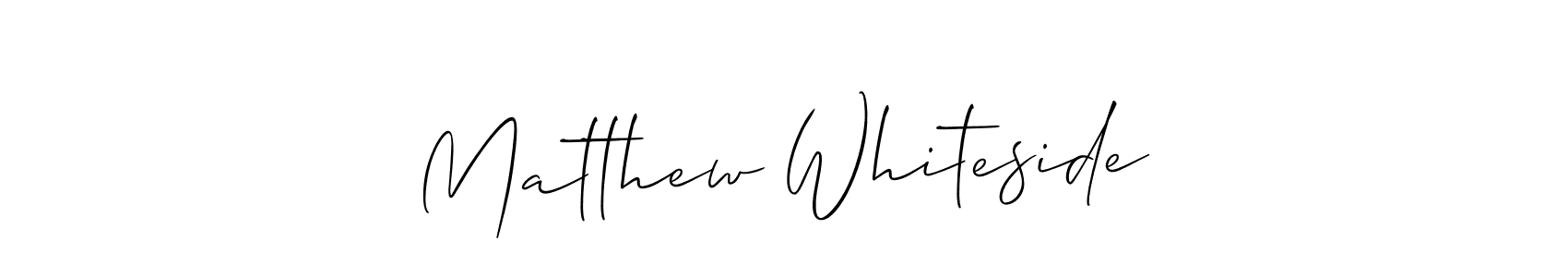 Make a beautiful signature design for name Matthew Whiteside. Use this online signature maker to create a handwritten signature for free. Matthew Whiteside signature style 2 images and pictures png