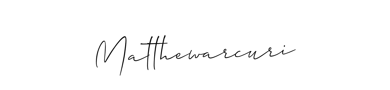 Create a beautiful signature design for name Matthewarcuri. With this signature (Allison_Script) fonts, you can make a handwritten signature for free. Matthewarcuri signature style 2 images and pictures png