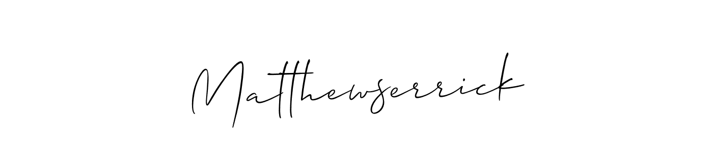 Matthewserrick stylish signature style. Best Handwritten Sign (Allison_Script) for my name. Handwritten Signature Collection Ideas for my name Matthewserrick. Matthewserrick signature style 2 images and pictures png