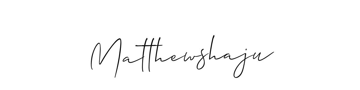 Design your own signature with our free online signature maker. With this signature software, you can create a handwritten (Allison_Script) signature for name Matthewshaju. Matthewshaju signature style 2 images and pictures png