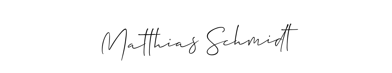 How to make Matthias Schmidt name signature. Use Allison_Script style for creating short signs online. This is the latest handwritten sign. Matthias Schmidt signature style 2 images and pictures png