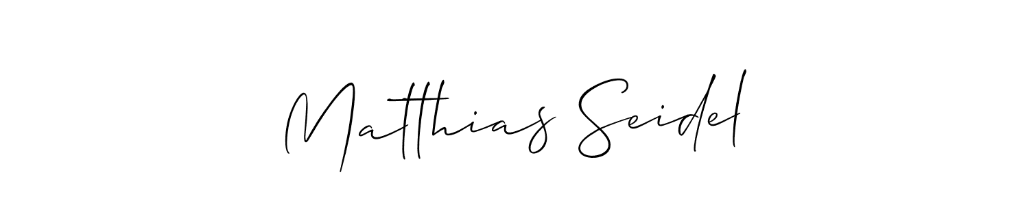 Make a beautiful signature design for name Matthias Seidel. Use this online signature maker to create a handwritten signature for free. Matthias Seidel signature style 2 images and pictures png