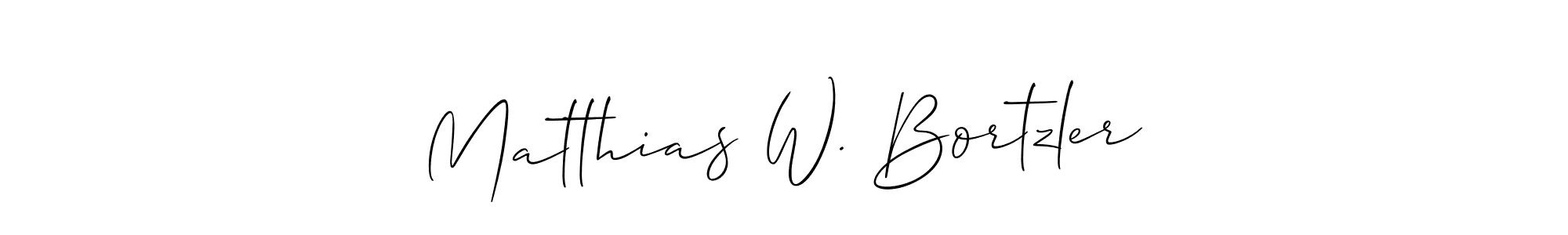 This is the best signature style for the Matthias W. Bortzler name. Also you like these signature font (Allison_Script). Mix name signature. Matthias W. Bortzler signature style 2 images and pictures png