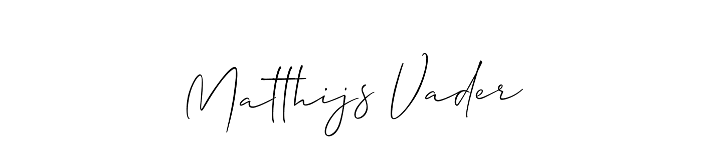 Best and Professional Signature Style for Matthijs Vader. Allison_Script Best Signature Style Collection. Matthijs Vader signature style 2 images and pictures png