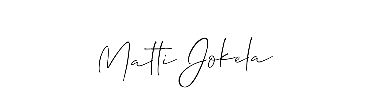 You can use this online signature creator to create a handwritten signature for the name Matti Jokela. This is the best online autograph maker. Matti Jokela signature style 2 images and pictures png