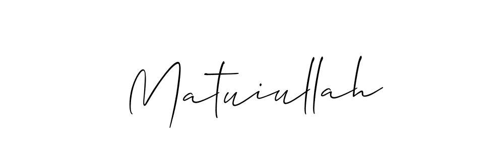 You should practise on your own different ways (Allison_Script) to write your name (Matuiullah) in signature. don't let someone else do it for you. Matuiullah signature style 2 images and pictures png