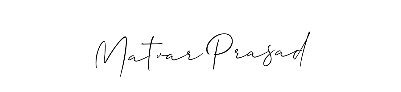 Best and Professional Signature Style for Matvar Prasad. Allison_Script Best Signature Style Collection. Matvar Prasad signature style 2 images and pictures png