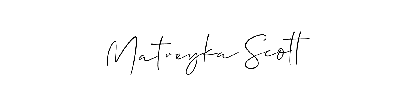 You can use this online signature creator to create a handwritten signature for the name Matveyka Scott. This is the best online autograph maker. Matveyka Scott signature style 2 images and pictures png