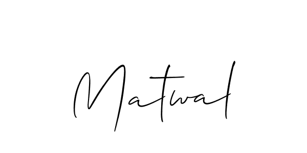 if you are searching for the best signature style for your name Matwal. so please give up your signature search. here we have designed multiple signature styles  using Allison_Script. Matwal signature style 2 images and pictures png