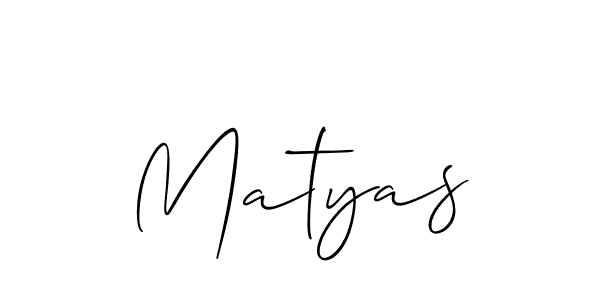 Best and Professional Signature Style for Matyas. Allison_Script Best Signature Style Collection. Matyas signature style 2 images and pictures png