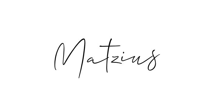 It looks lik you need a new signature style for name Matzius. Design unique handwritten (Allison_Script) signature with our free signature maker in just a few clicks. Matzius signature style 2 images and pictures png