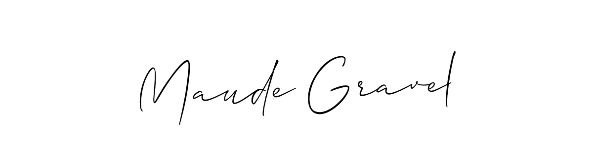 Make a short Maude Gravel signature style. Manage your documents anywhere anytime using Allison_Script. Create and add eSignatures, submit forms, share and send files easily. Maude Gravel signature style 2 images and pictures png