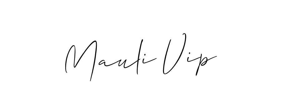 Create a beautiful signature design for name Mauli Vip. With this signature (Allison_Script) fonts, you can make a handwritten signature for free. Mauli Vip signature style 2 images and pictures png