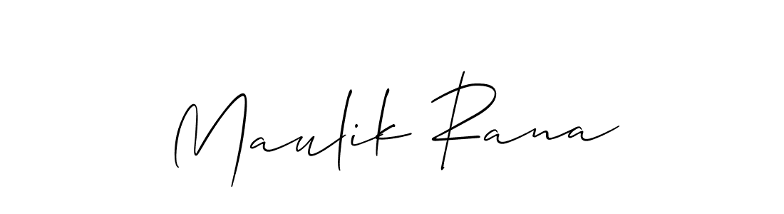 Make a beautiful signature design for name Maulik Rana. Use this online signature maker to create a handwritten signature for free. Maulik Rana signature style 2 images and pictures png