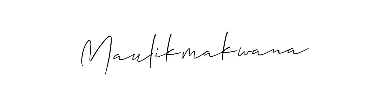 You should practise on your own different ways (Allison_Script) to write your name (Maulikmakwana) in signature. don't let someone else do it for you. Maulikmakwana signature style 2 images and pictures png
