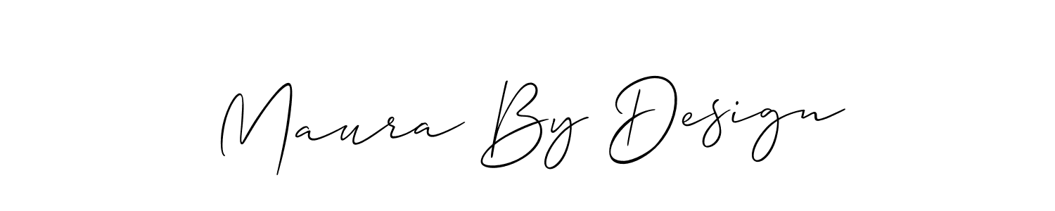 Also we have Maura By Design name is the best signature style. Create professional handwritten signature collection using Allison_Script autograph style. Maura By Design signature style 2 images and pictures png