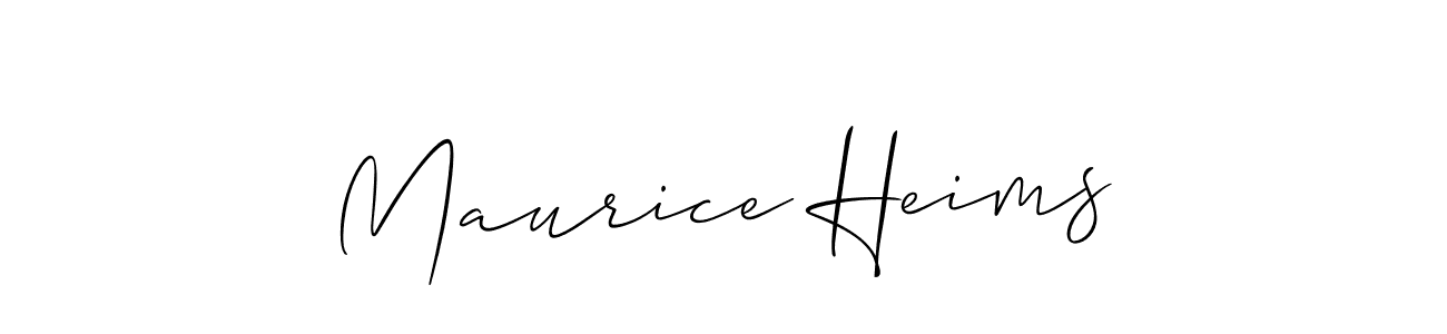 You can use this online signature creator to create a handwritten signature for the name Maurice Heims. This is the best online autograph maker. Maurice Heims signature style 2 images and pictures png