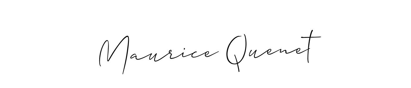 Once you've used our free online signature maker to create your best signature Allison_Script style, it's time to enjoy all of the benefits that Maurice Quenet name signing documents. Maurice Quenet signature style 2 images and pictures png