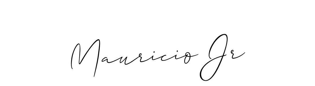 It looks lik you need a new signature style for name Mauricio Jr. Design unique handwritten (Allison_Script) signature with our free signature maker in just a few clicks. Mauricio Jr signature style 2 images and pictures png