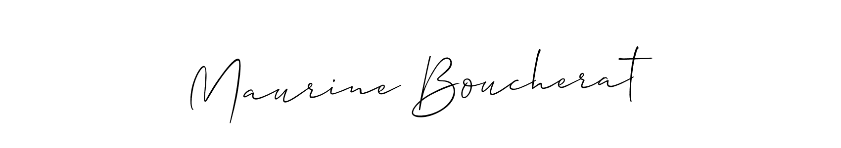 You can use this online signature creator to create a handwritten signature for the name Maurine Boucherat. This is the best online autograph maker. Maurine Boucherat signature style 2 images and pictures png