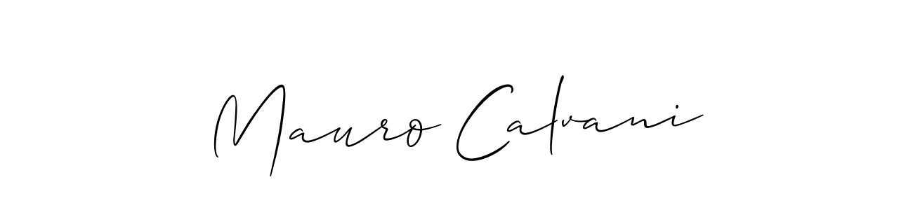 Best and Professional Signature Style for Mauro Calvani. Allison_Script Best Signature Style Collection. Mauro Calvani signature style 2 images and pictures png