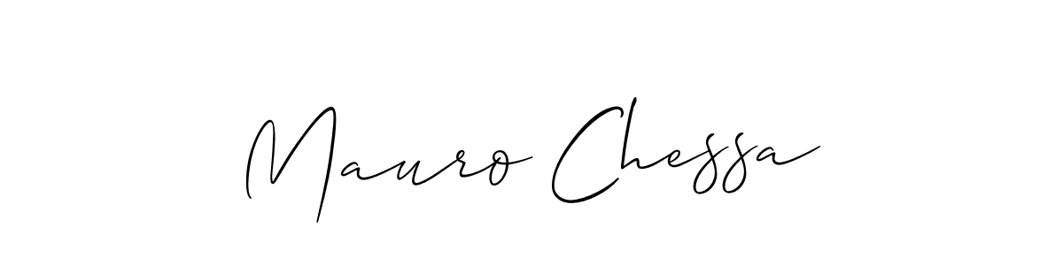 You can use this online signature creator to create a handwritten signature for the name Mauro Chessa. This is the best online autograph maker. Mauro Chessa signature style 2 images and pictures png