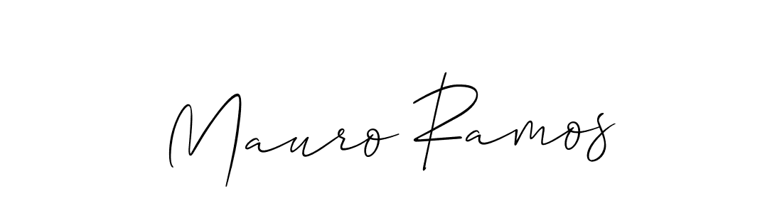 The best way (Allison_Script) to make a short signature is to pick only two or three words in your name. The name Mauro Ramos include a total of six letters. For converting this name. Mauro Ramos signature style 2 images and pictures png