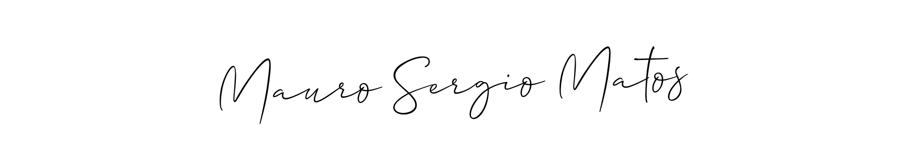 You can use this online signature creator to create a handwritten signature for the name Mauro Sergio Matos. This is the best online autograph maker. Mauro Sergio Matos signature style 2 images and pictures png