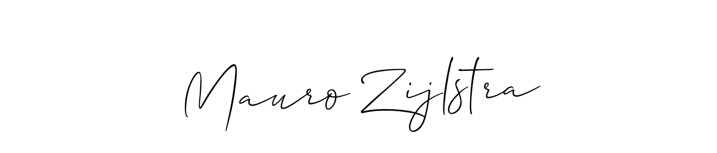 Best and Professional Signature Style for Mauro Zijlstra. Allison_Script Best Signature Style Collection. Mauro Zijlstra signature style 2 images and pictures png