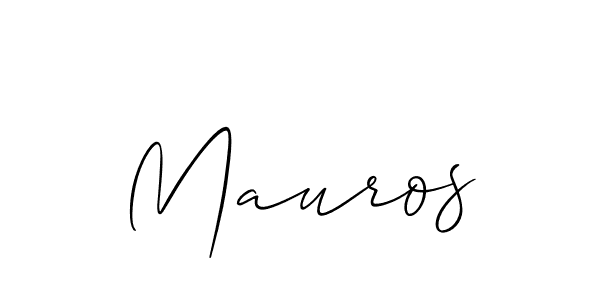 How to Draw Mauros signature style? Allison_Script is a latest design signature styles for name Mauros. Mauros signature style 2 images and pictures png