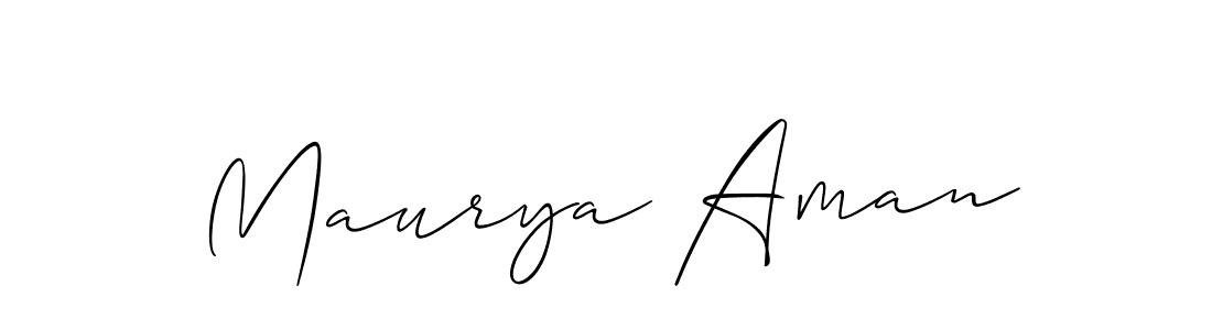 Once you've used our free online signature maker to create your best signature Allison_Script style, it's time to enjoy all of the benefits that Maurya Aman name signing documents. Maurya Aman signature style 2 images and pictures png