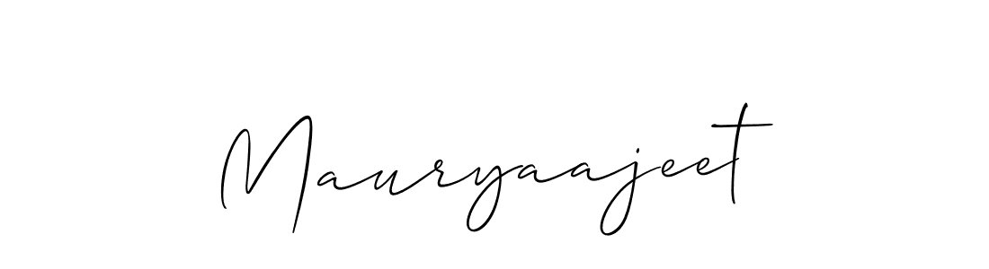 It looks lik you need a new signature style for name Mauryaajeet. Design unique handwritten (Allison_Script) signature with our free signature maker in just a few clicks. Mauryaajeet signature style 2 images and pictures png