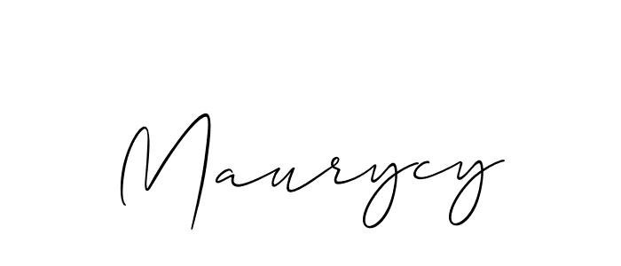 You should practise on your own different ways (Allison_Script) to write your name (Maurycy) in signature. don't let someone else do it for you. Maurycy signature style 2 images and pictures png