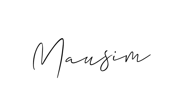 Similarly Allison_Script is the best handwritten signature design. Signature creator online .You can use it as an online autograph creator for name Mausim. Mausim signature style 2 images and pictures png