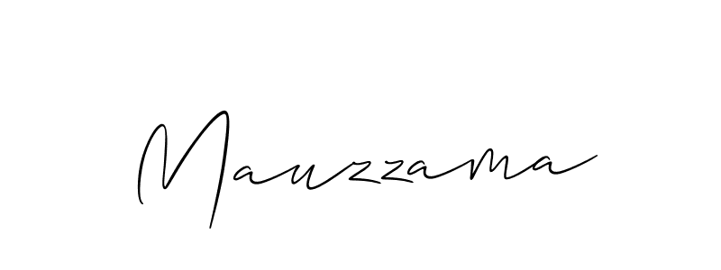 Design your own signature with our free online signature maker. With this signature software, you can create a handwritten (Allison_Script) signature for name Mauzzama. Mauzzama signature style 2 images and pictures png