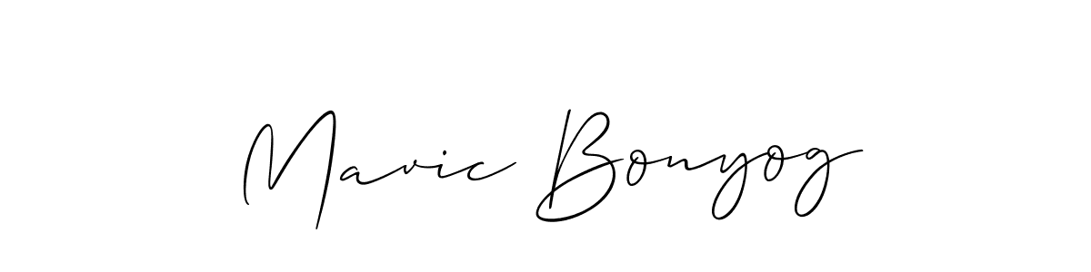 Check out images of Autograph of Mavic Bonyog name. Actor Mavic Bonyog Signature Style. Allison_Script is a professional sign style online. Mavic Bonyog signature style 2 images and pictures png