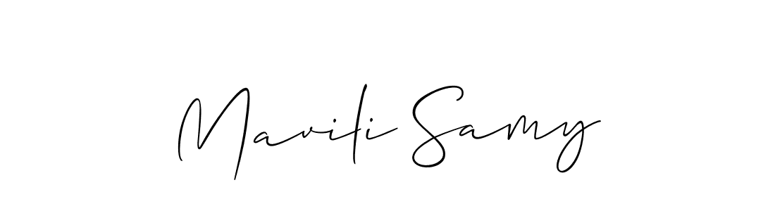 Make a beautiful signature design for name Mavili Samy. Use this online signature maker to create a handwritten signature for free. Mavili Samy signature style 2 images and pictures png