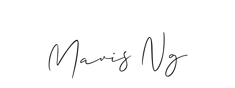 if you are searching for the best signature style for your name Mavis Ng. so please give up your signature search. here we have designed multiple signature styles  using Allison_Script. Mavis Ng signature style 2 images and pictures png