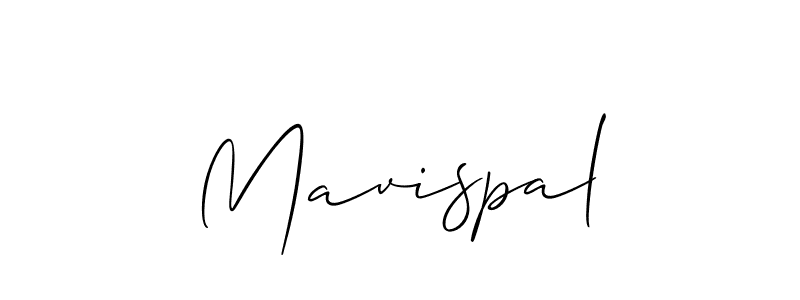 How to make Mavispal name signature. Use Allison_Script style for creating short signs online. This is the latest handwritten sign. Mavispal signature style 2 images and pictures png
