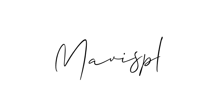 How to make Mavispl signature? Allison_Script is a professional autograph style. Create handwritten signature for Mavispl name. Mavispl signature style 2 images and pictures png