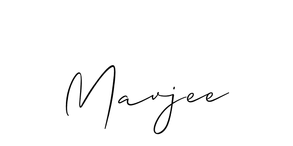 Create a beautiful signature design for name Mavjee. With this signature (Allison_Script) fonts, you can make a handwritten signature for free. Mavjee signature style 2 images and pictures png