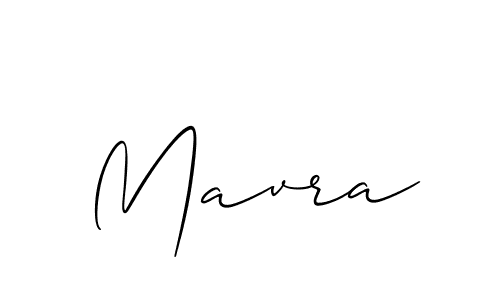 Mavra stylish signature style. Best Handwritten Sign (Allison_Script) for my name. Handwritten Signature Collection Ideas for my name Mavra. Mavra signature style 2 images and pictures png