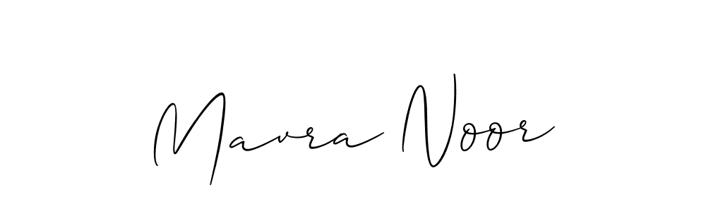 It looks lik you need a new signature style for name Mavra Noor. Design unique handwritten (Allison_Script) signature with our free signature maker in just a few clicks. Mavra Noor signature style 2 images and pictures png