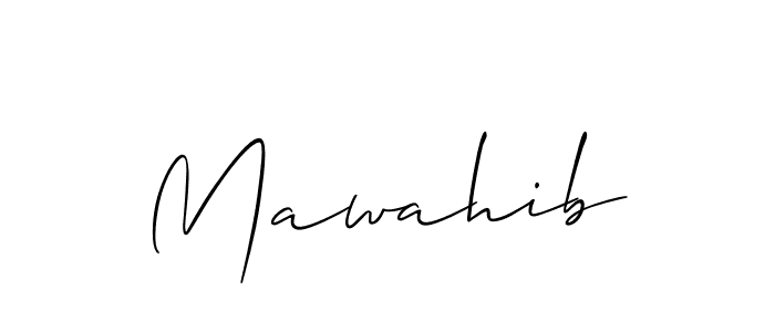 How to Draw Mawahib signature style? Allison_Script is a latest design signature styles for name Mawahib. Mawahib signature style 2 images and pictures png