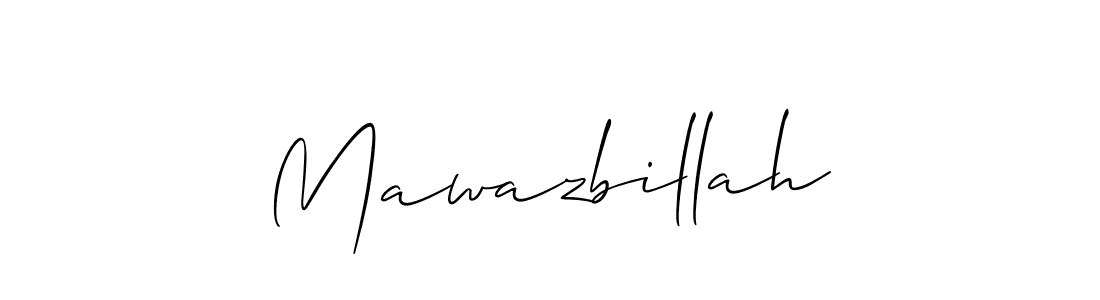 Make a beautiful signature design for name Mawazbillah. Use this online signature maker to create a handwritten signature for free. Mawazbillah signature style 2 images and pictures png