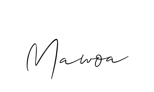 Best and Professional Signature Style for Mawoa. Allison_Script Best Signature Style Collection. Mawoa signature style 2 images and pictures png