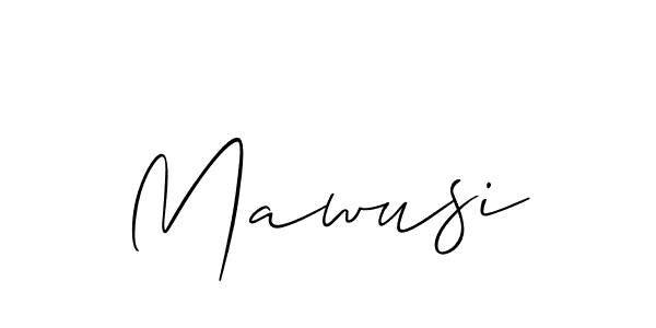 How to make Mawusi name signature. Use Allison_Script style for creating short signs online. This is the latest handwritten sign. Mawusi signature style 2 images and pictures png